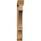 Ekena Millwork Balboa Traditional Rough Sawn Bracket w/ Offset Brace, Western Red Cedar, 6"W x 42"D x 42"H BKT0604X42X42BOA01RWR - alternate 4